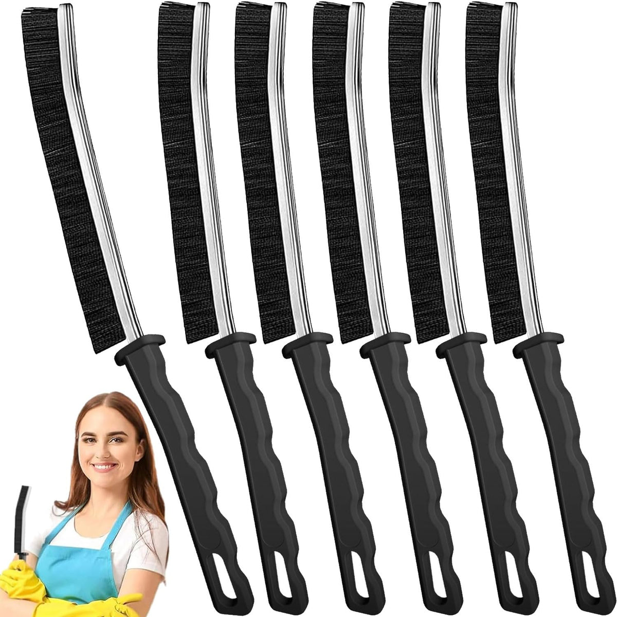 5-piece Multifunctional Crevice cleaning brush set