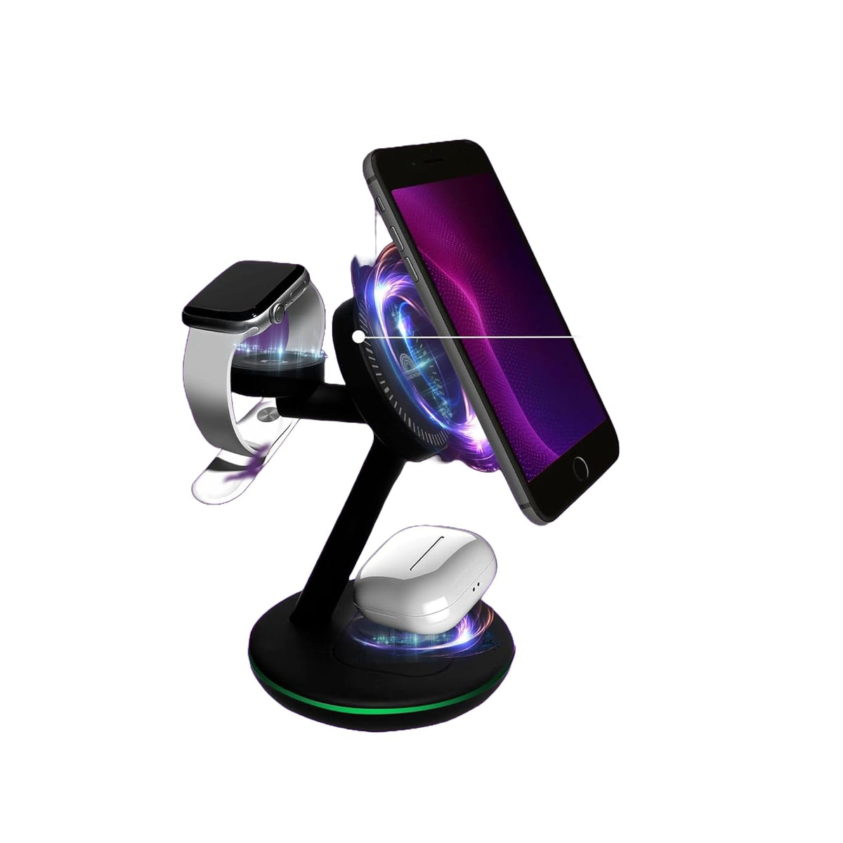 Ammar 3-in-1 Magnetic Wireless Charging Station | Ammar Digital